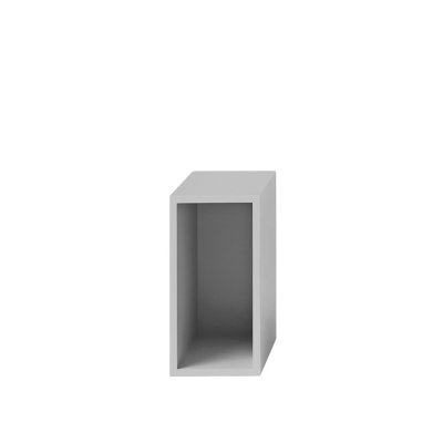 Muuto Stacked 2.0 avec paroi arri&egrave;re - petit - gris clair
