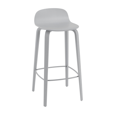 Muuto Tabouret de bar Visu - gris - petit