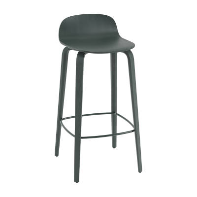 Muuto Tabouret de bar Visu - vert fonc&eacute; - grand