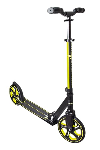 GLOBBER Muuwmi stuntstep Trottinette Cascadeur Junior Frein &agrave; pied Jaune/Noir