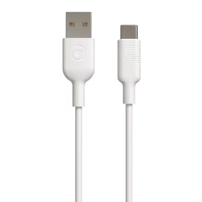 MUVIT  FOR CHANGE C&acirc;ble USB A / USB C - 1.2 m - Blanc