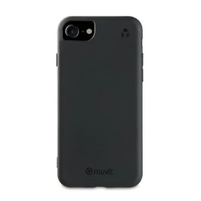 MUVIT  for change coque recycletek noire: apple iphone se/8/7/6s/6