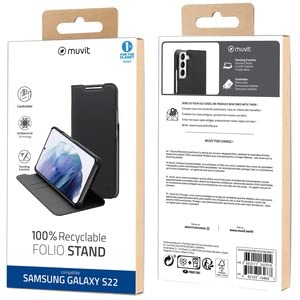 MUVIT  For Change Folio Stand Recycletek Samsung Galaxy S22 - Neuf