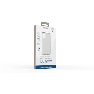 MUVIT  for france coque crystal soft renforcee : samsung galaxy a02s