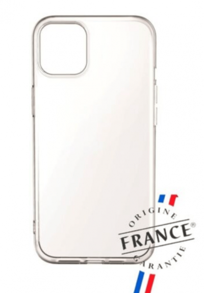 MUVIT FR Coque crystal soft renforc&eacute;e pour iphone 12 pro max