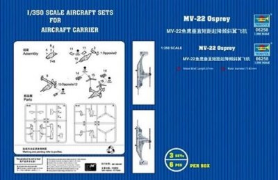 TRUMPETER Mv-22 Osprey V/stol Tiltrotar Aircraft - 1:350e - 