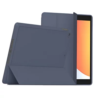 MW  &Eacute;tui pour iPad 11"" 2025 / 10.9"" 2022 Mod&egrave;le SlimSkin avec Support Stylet Bleu marine