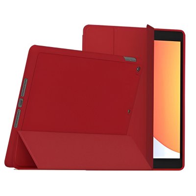 MW  &Eacute;tui pour iPad Air 11"" M2-M3 / Air 10.9"" Mod&egrave;le SlimSkin avec Support Stylet Rouge