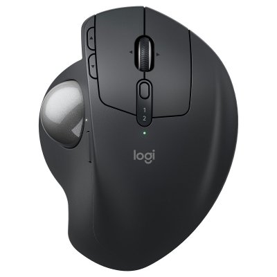 LOGITECH MX Ergo S trackball sans fil avanc&eacute;e, ergonomique, rechargeable USB-C