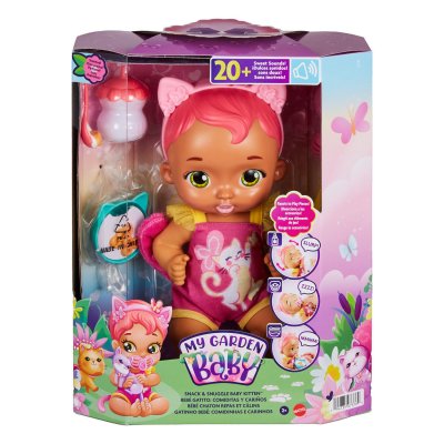 MY GARDEN  Baby - Chat A Fonctions - poup&eacute;e mini-univers - 2 ans et +