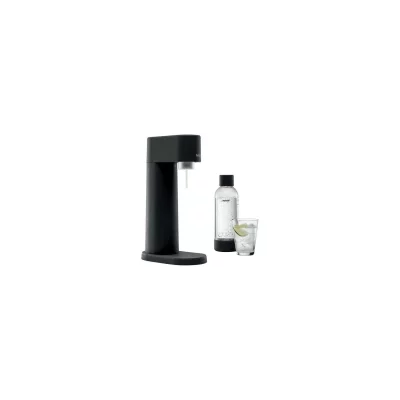 MYSODA My Soda Pack machine &agrave; gaz&eacute;ifier l'eau + 1l bouteille - noir - EUR-WD002F-B-FR - 