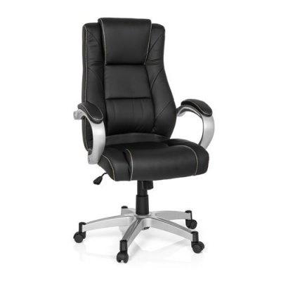 MYBUERO  RELAX CL180 - Fauteuil Gamer Noir Buerostuhl24 simili cuir