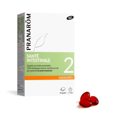 N&deg;2 Sante Intestinale Bio 30 Capsules Oleocaps+ Ol&eacute;ocaps Pranar&ocirc;m