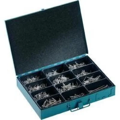 CONRAD N.a. - Assortiment de 1135 vis universelles en inox en coffret en t&ocirc;le