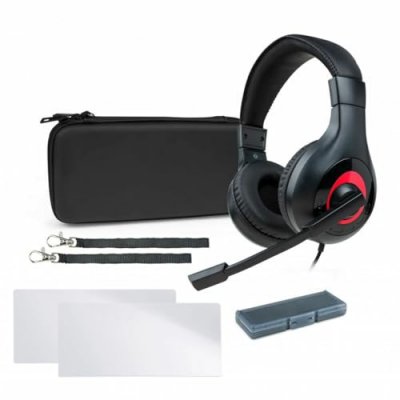 FIB RMS BE Nacon Bigben Starter Kit Nintendo Switch Argent&eacute;