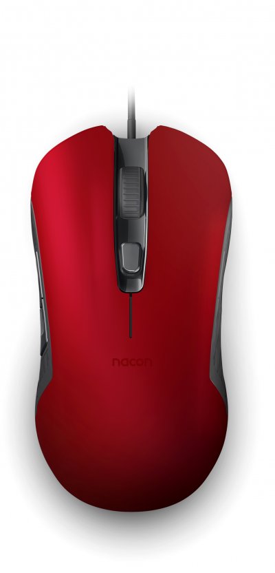 NACON  GM-110 - Souris - optique - 6 boutons - filaire - USB - rouge