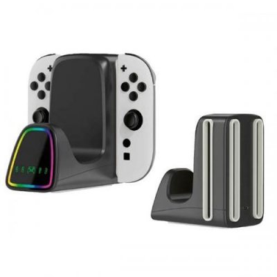 Nacon Station De Charge Pour Joy-con + 1 Manette Pro Pour Switch 2 2 Paires