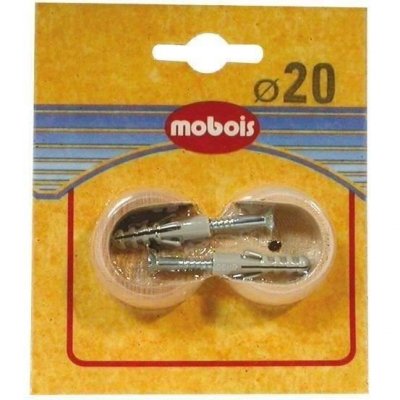 Naissance - brut - lot de 2 - D: 20 mm