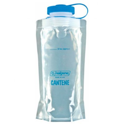 NALGENE  - PE Foldable Bottle - Gourde taille 1 l, gris/blanc