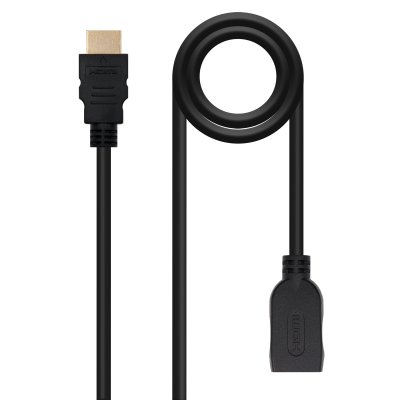 NANOCABLE  10.15.1011 V2.0 M/m 1 M Hdmi Extension Cable Noir