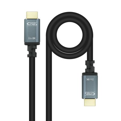 NANOCABLE  10.15.80001-l150 Iris 8k M/m 1.5 M Hdmi 2.1 Cable Noir