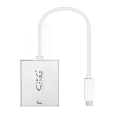 NANOCABLE  10.16.4101 Convertisseur USB-C vers VGA 10cm Aluminium