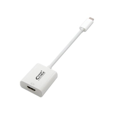 NANOCABLE Nanoc&acirc;ble Convertisseur USB-C vers HDMI 4K - 15 CM - Couleur Blanche