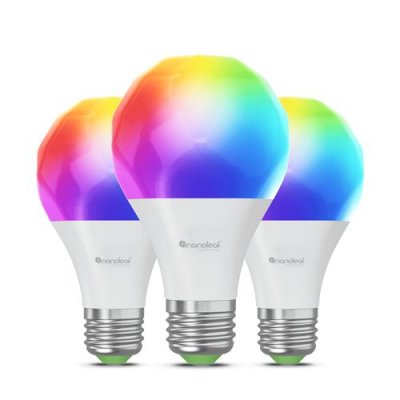 NANOLEAF  A60 E27 Smart Bulb 3 Units Clair