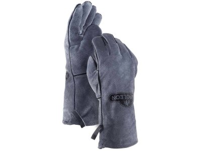 NAPOLEON  62147 Gants de Barbecue en Cuir Noir et Gris