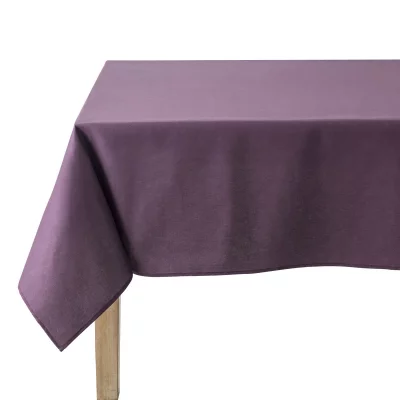 COUCKE Nappe antitaches , carr&eacute;e 180 x 180 cm Aubergine