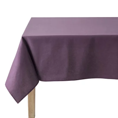 A DEMAIN Nappe antitaches COUCKE, rectangulaire 160 x 240 cm Aubergine