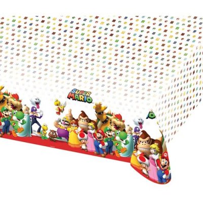AMSCAN Nappe plastique Super Mario 120 x 180 cm