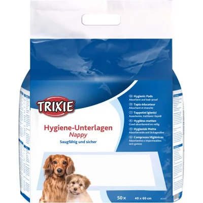 TRIXIE Nappy Tapis &Eacute;ducateur, 40 &times; 60 Cm, 50 Pcs - 23417