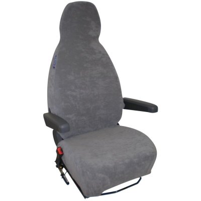 NARBONNE ACCESSOIRES  Housse de si&egrave;ges &eacute;ponge Coton Extensible Grises