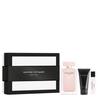 NARCISO RODRIGUEZ  For Her Coffret Eau de Parfum 100ml + 2 Produits