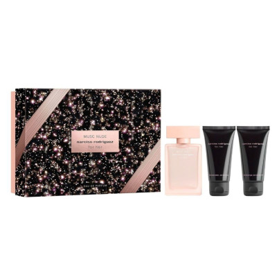 NARCISO RODRIGUEZ  Musc Nude Eau De Parfum 50ml Shower Gel Body Lotion