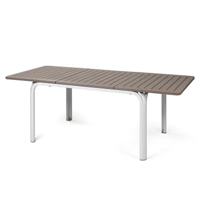 NARDI  Table extensible Alloro 140 - AlloroTortoraBianco