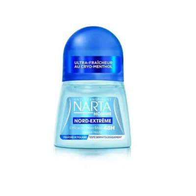 NARTA  Homme Anti-Transpirant Nord Extr&ecirc;me Bille 50 ml - Lot de 4