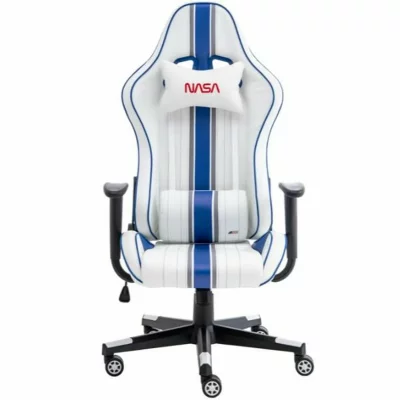 NASA  Atlantis Gaming Chair Blanc,Bleu