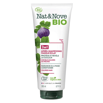 NAT&NOVE BIO Nat&amp;Nove Bio Apr&egrave;s-shampooing Masque 2 en 1 Eclat Nat&Nove Bio