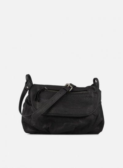 NAT ET NIN Sac Bandouli&egrave;re Jen Cuir Nat Et Nin Noir