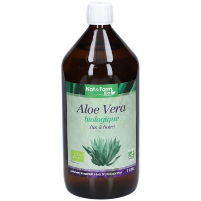 NAT & FORM  Bio Pur Jus d'Aloe Vera 1L