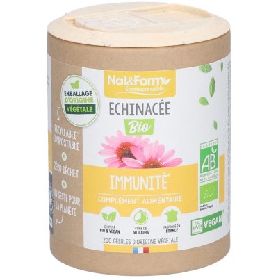 NAT&FORM  Ecoresponsable - Echinac&eacute;e Bio 200 g&eacute;lules