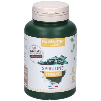 NAT&FORM  Ecoresponsable - Spiruline Bio 200 comprim&eacute;s