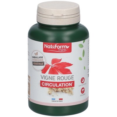 NAT & FORM  Original Vigne Rouge 200 g&eacute;lules