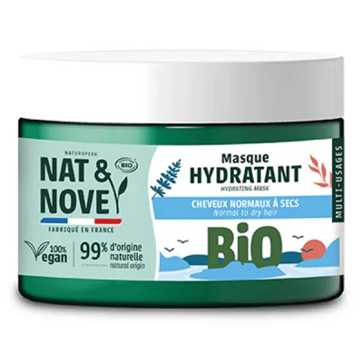 NAT&NOVE BIO  masque hydratant cheveux normaux &agrave; sec 300ml