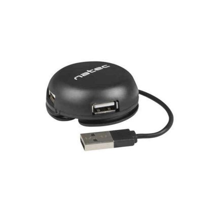 NATEC  Hub Bumblebee 4 PUERTOS USB 2-0 Negro