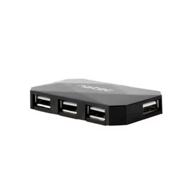 NATEC  hub usb 4 ports usb 2.0 pelerin, noir nhu-0647