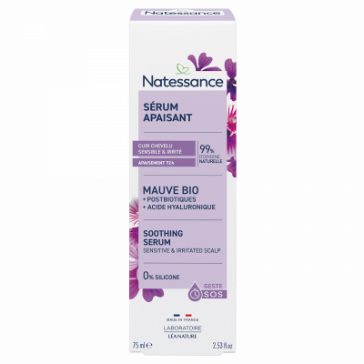 NATESSANCE  Capillaires naturels S&eacute;rum cuir chevelu sensibles 75ml