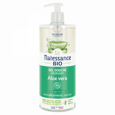 NATESSANCE  Gel Douche Aloe Vera Vivifiant 1L